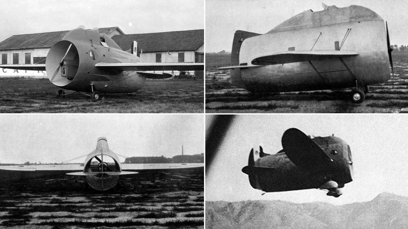 Самолет-бочка Stipa-Caproni