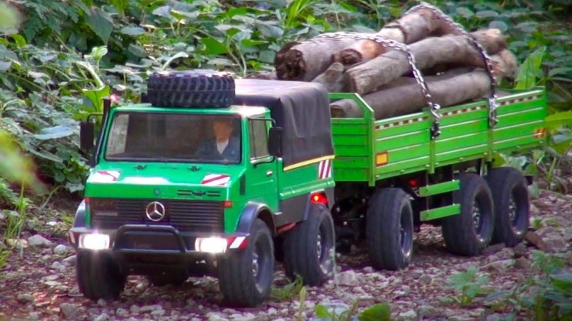 Унимог с прицепом