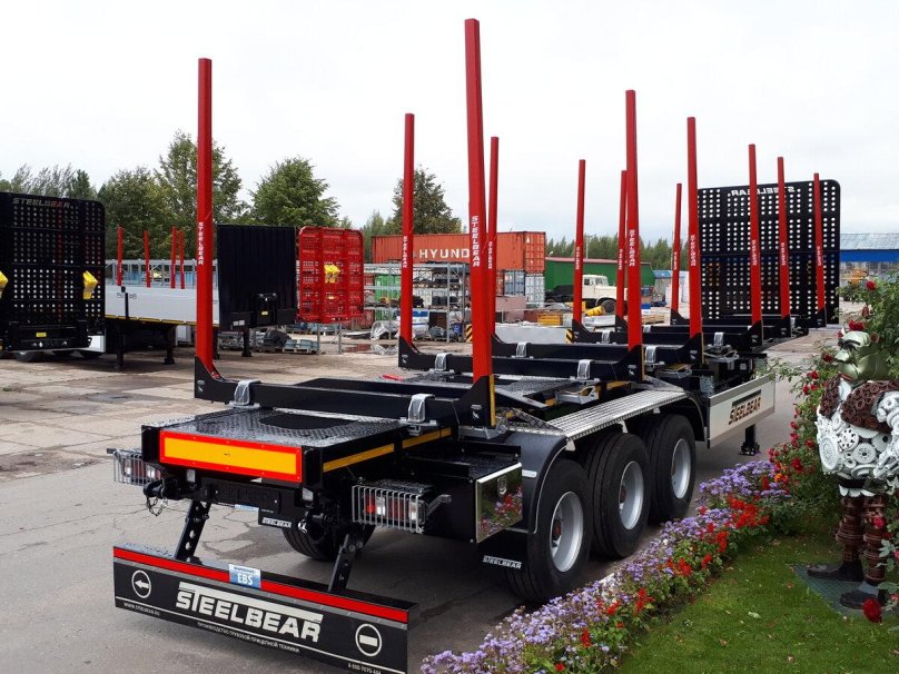 Полуприцеп сортиментовоз (лесовоз) Steelbear pt-24l