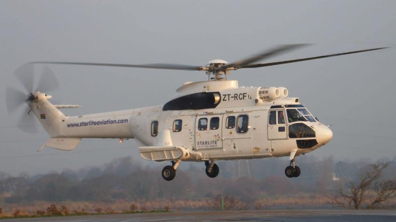 Вертолет as 332 super Puma