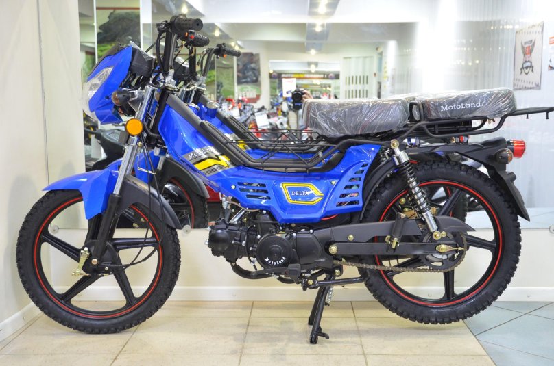 Мопед Motoland Дельта синий