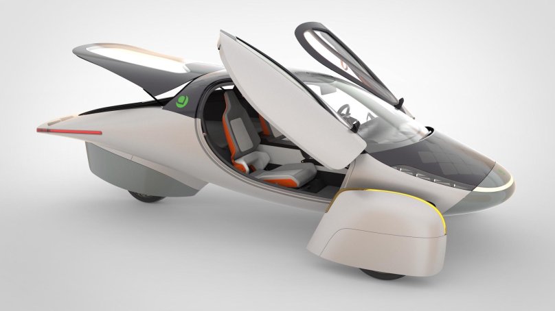 Электрокар с солнечной панелью