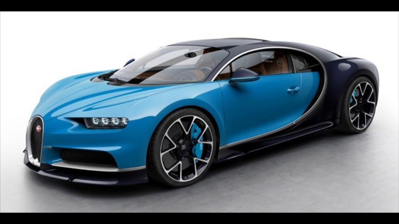 Бугатти Вейрон 2022 голубая