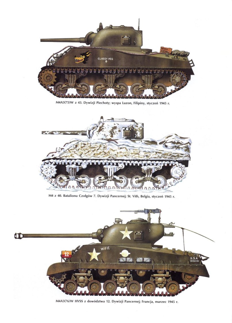 Список модификаций танка m4 Шерман