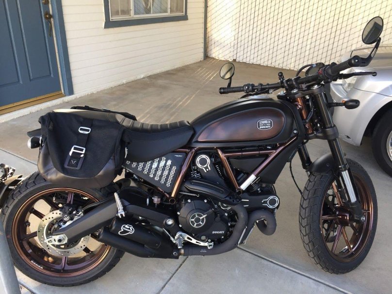 Ducati Scrambler кофр