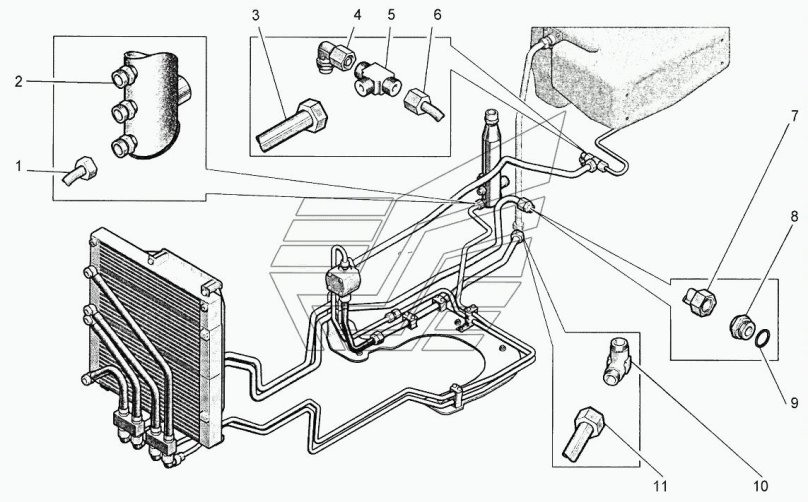 Рычаг гидравлики Террион атм 5280