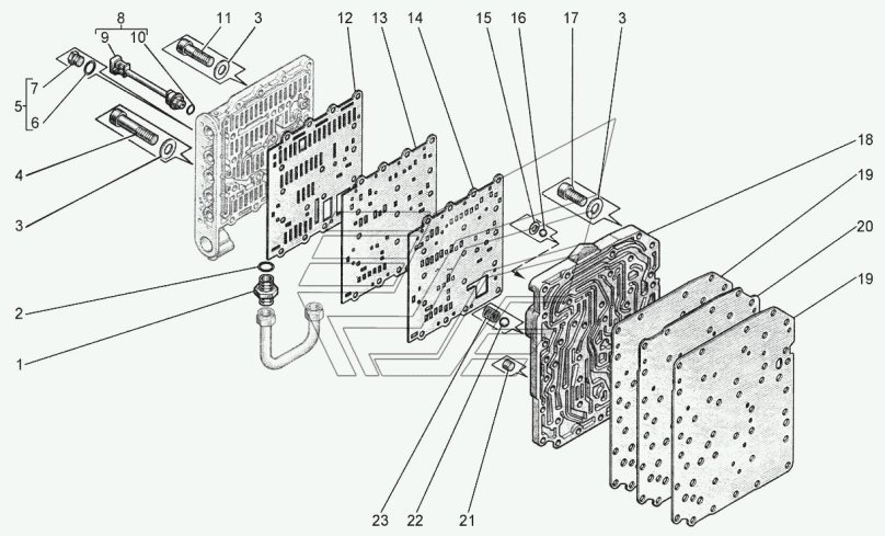 Тормозная система трактора атм 5280