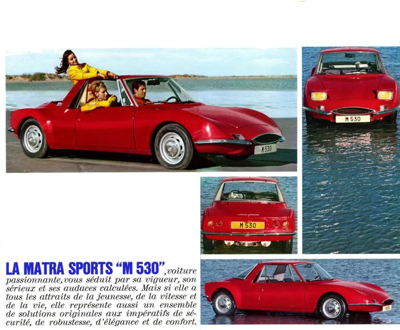 Автомобили Matra 530