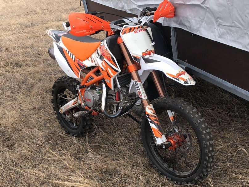 Питбайк Кайо 125 оранжевый