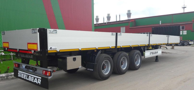 Бортовой полуприцеп Steelbear pt 24