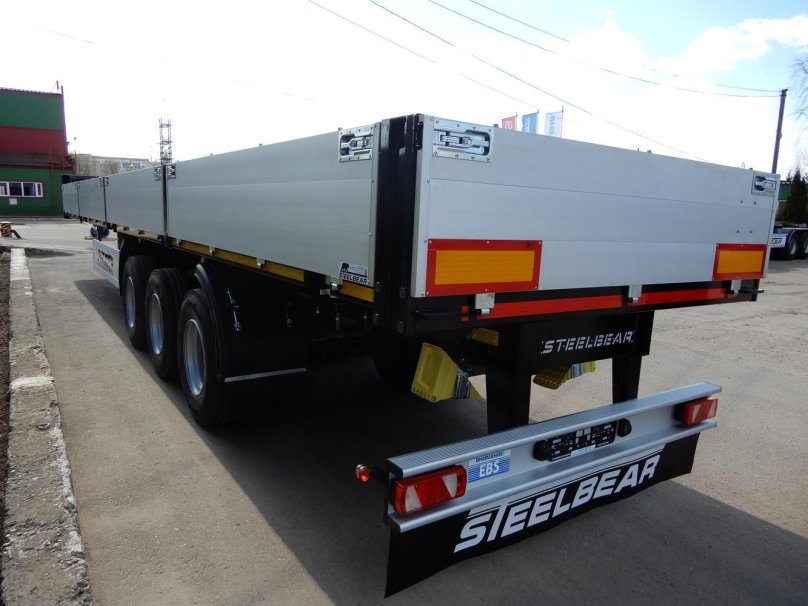 Бортовой полуприцеп Steelbear pt 24