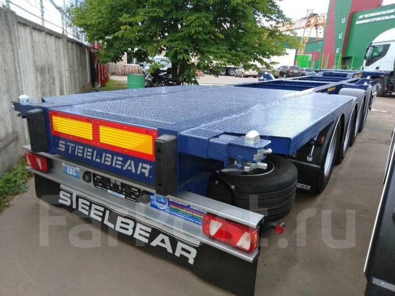 Pk-24n полуприцеп-контейнеровоз Steelbear