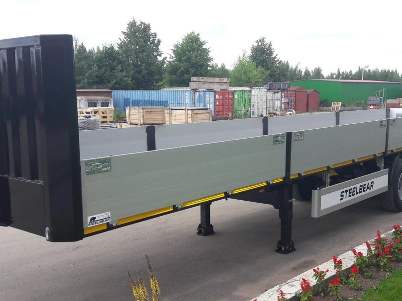 Бортовой полуприцеп Steelbear pt 24
