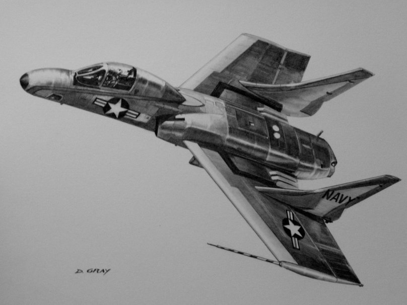 F7u Cutlass first Proto