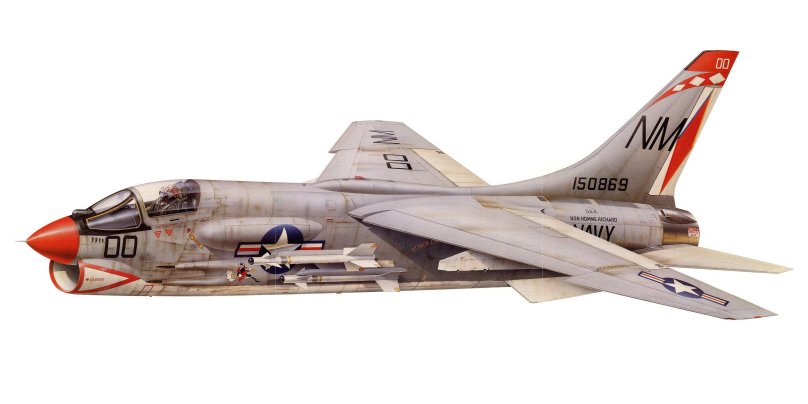 Самолет f-8e Crusader