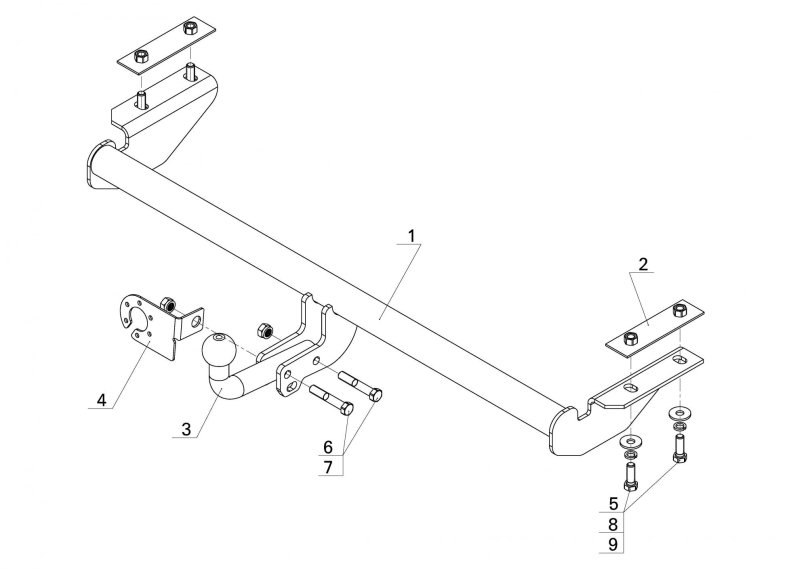 Фаркоп Лада Веста седан