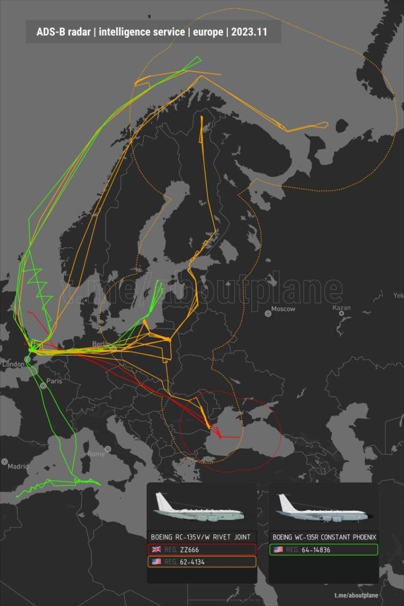 Boeing RC-135w Rivet Joint