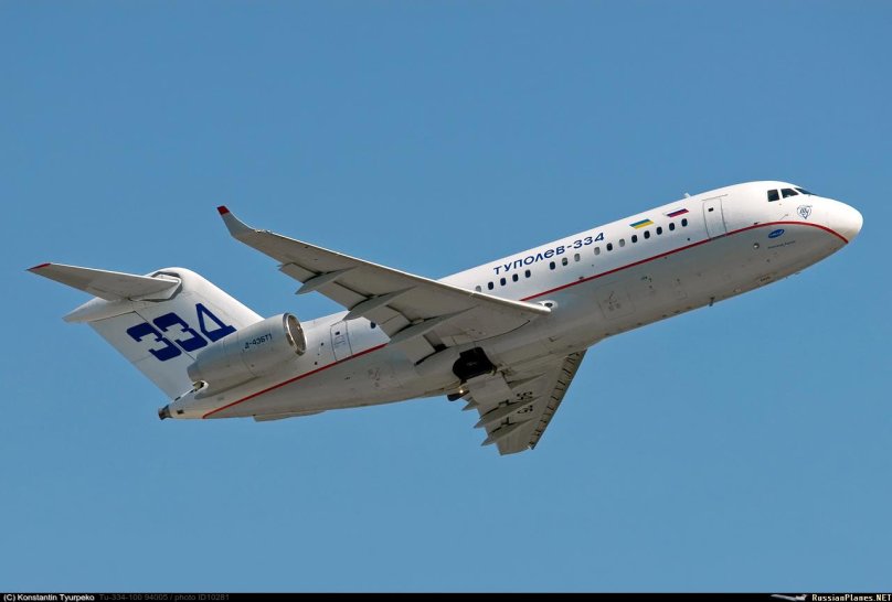 Ту-334 пассажирский самолёт