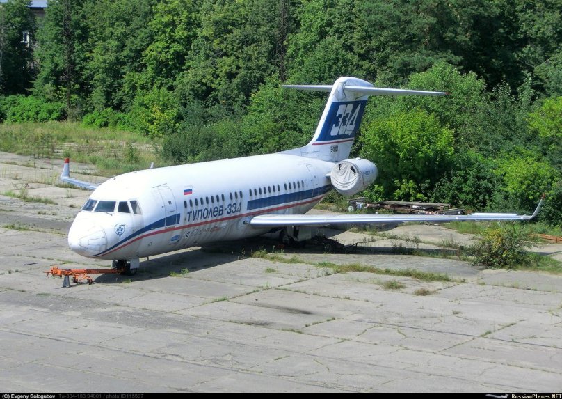 Ту 334 кабина