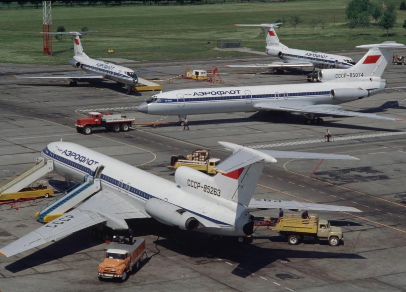 Ту-154 Аэрофлот СССР
