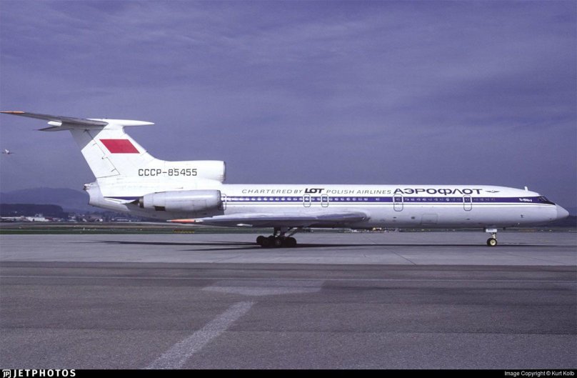 Ту-154 пассажирский самолёт