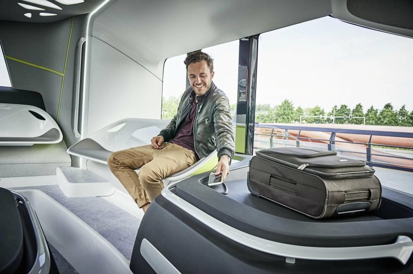 Беспилотный автобус Мерседес