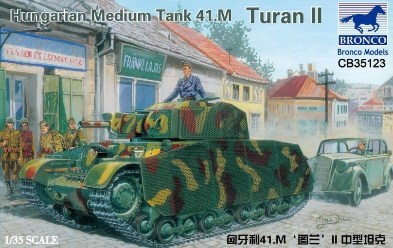 Венгерский танк 41.m Turan II 1/35