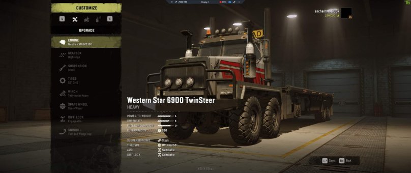 Western Star 6900ts SNOWRUNNER