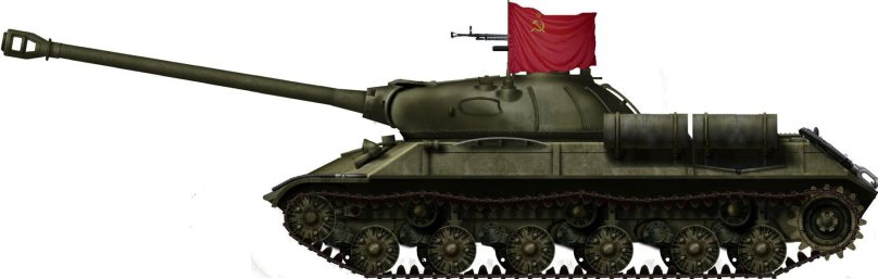 Танк ИС 3 сбоку
