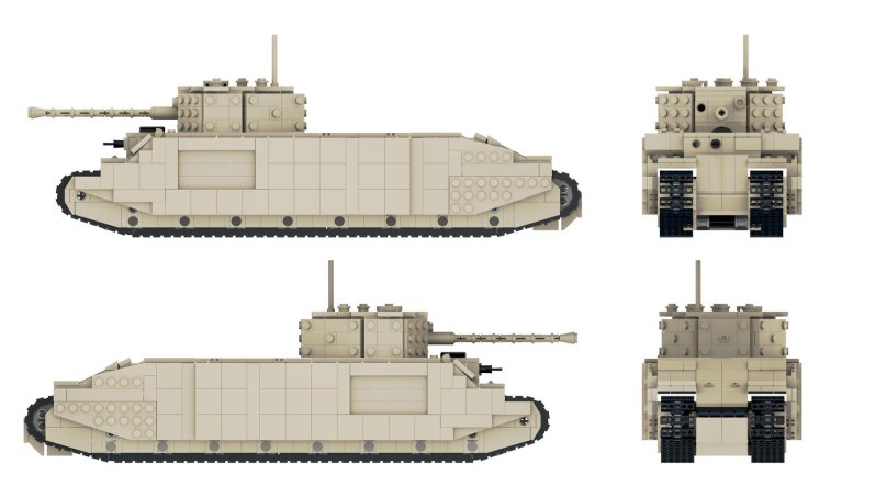 Тог 2 танк сбоку