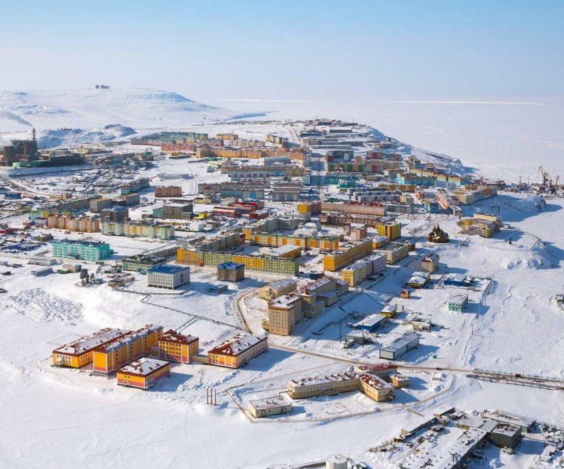 Полярные поселки в Арктике