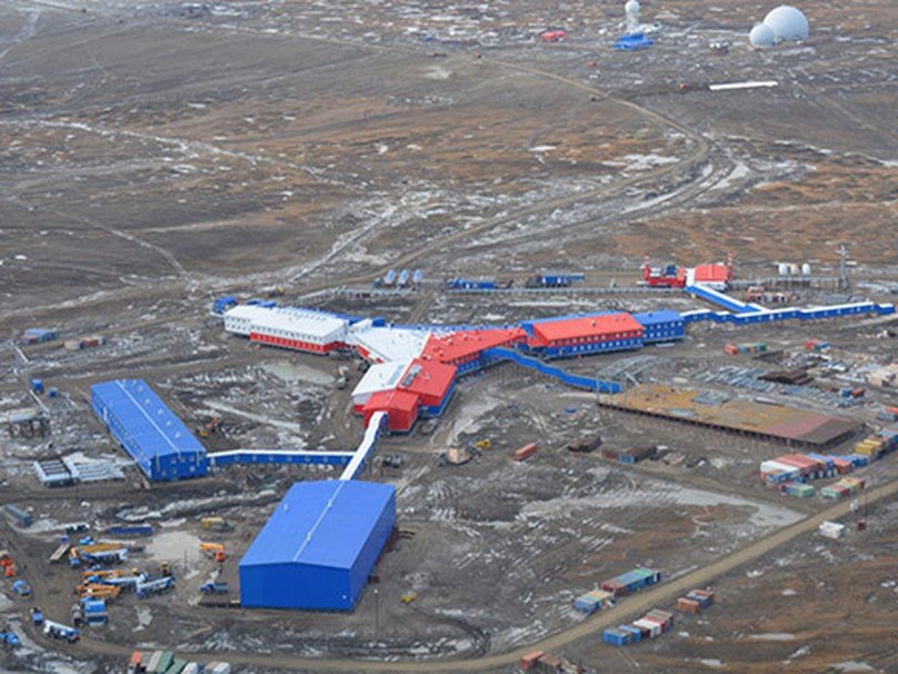 База Северный Клевер на острове Котельный