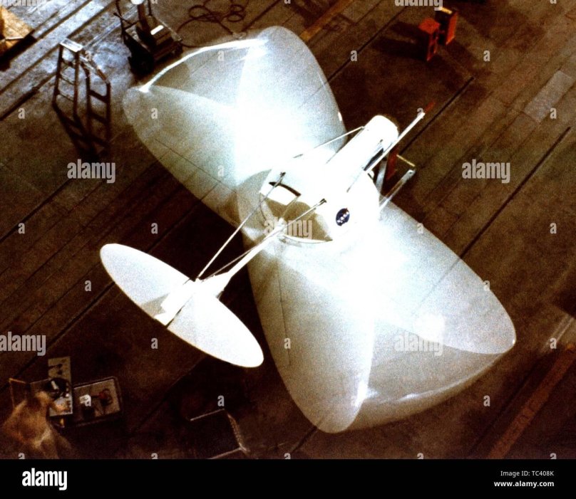 Самолет с круглой антенной