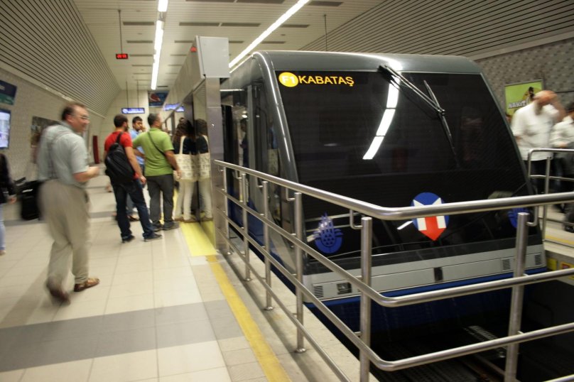 Фуникулер в Стамбуле Кабаташ