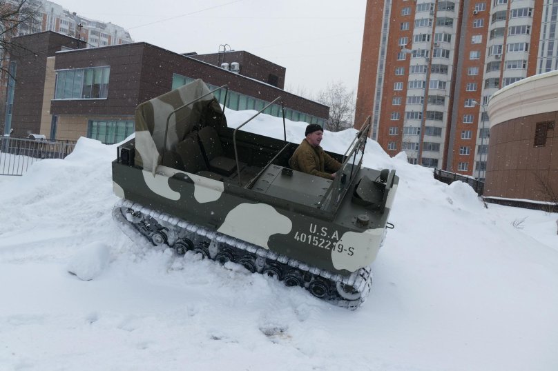 Декабрь 2017 зима снегоход