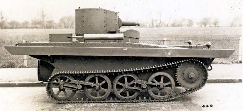 Плавающий танк Виккерс Карден Ллойд