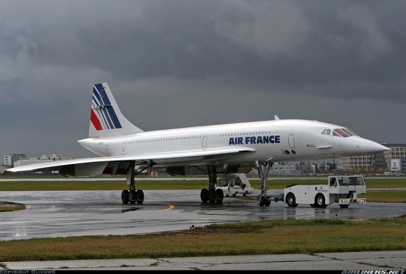 Реактивный самолет Конкорд