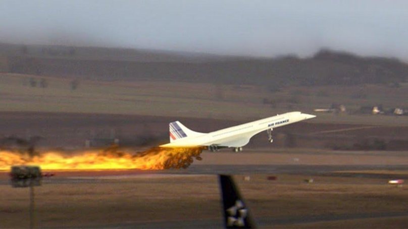 Конкорд самолет катастрофа 2000