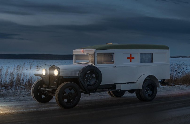 Санитарный автомобиль ГАЗ-55