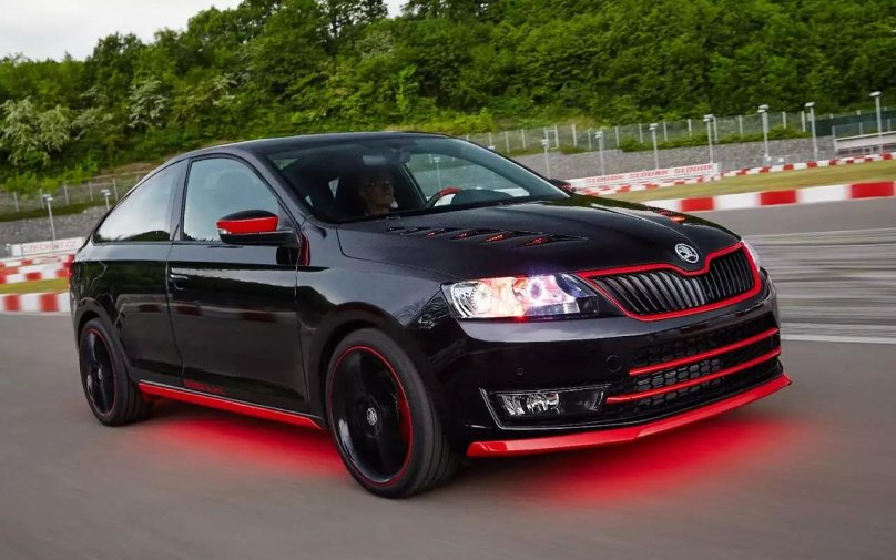 Тюнинговая Шкода Рапид