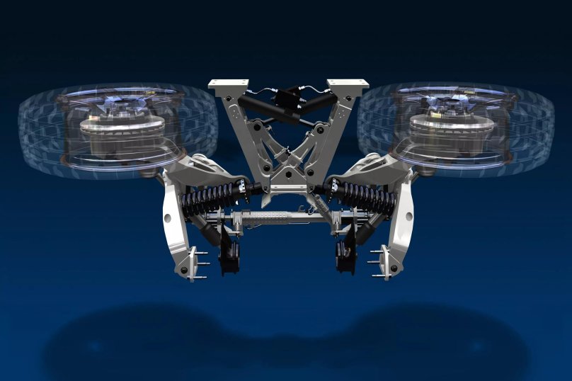 Амфибия Гиббс Хумдинга подвеска