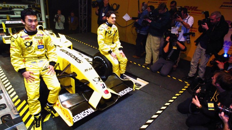Джанкарло Физикелла Jordan ej12 Honda