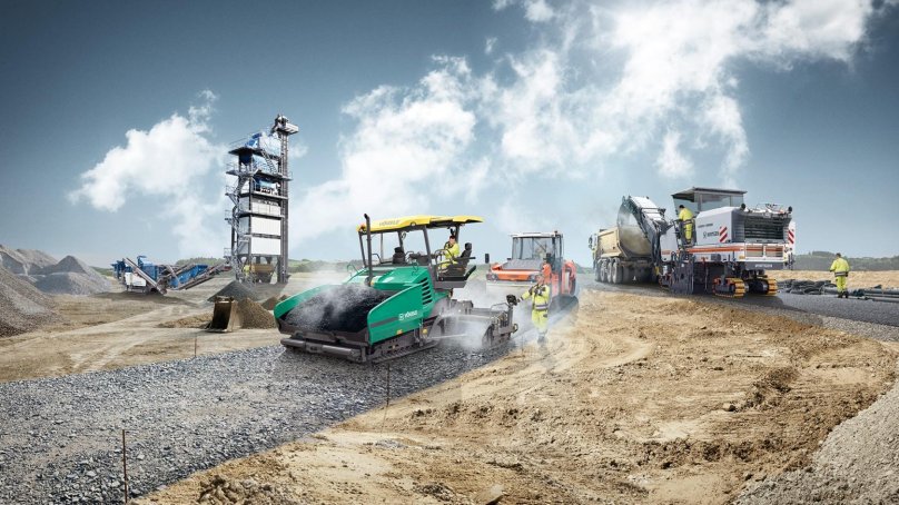 Дорожно-строительная техника Виртген