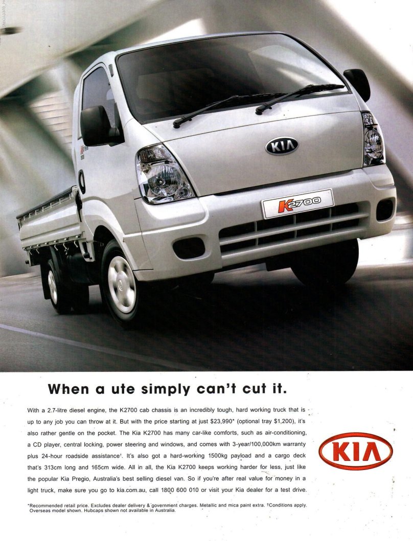 Kia Bongo шасси