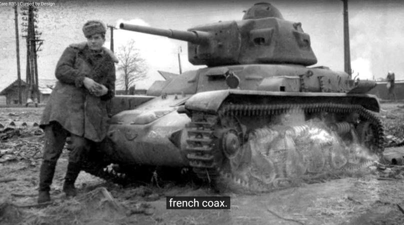 Танк Renault r35 с 45-мм пушкой