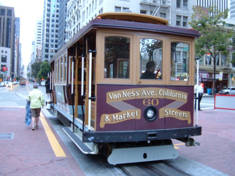 Cable cars in San Francisco