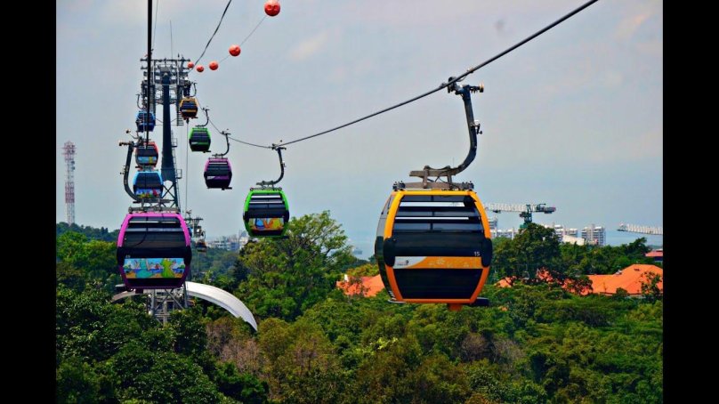 The Sentosa Cable car