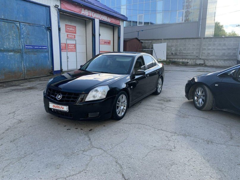 Черный Cadillac BLS 4k