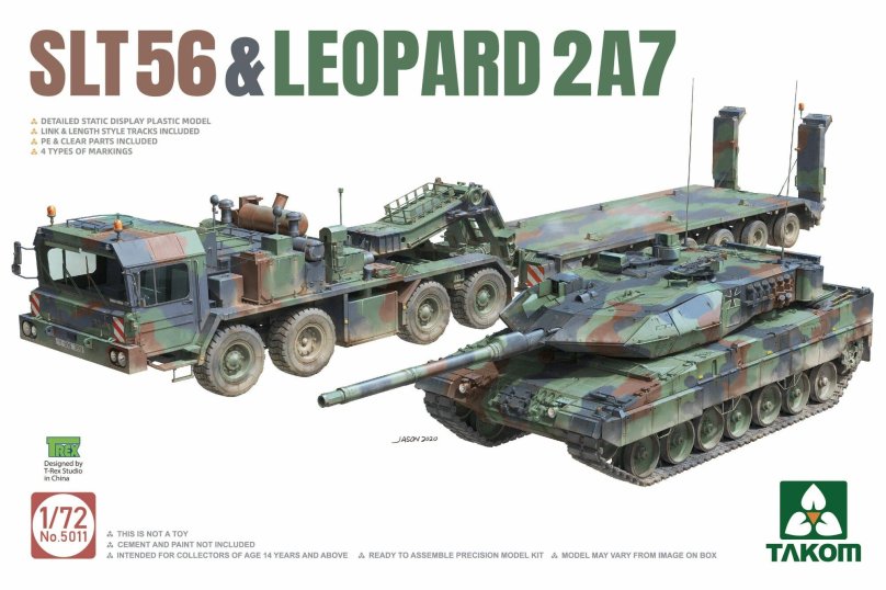 Сборная модель SLT 56 &amp; Leopard 2a7