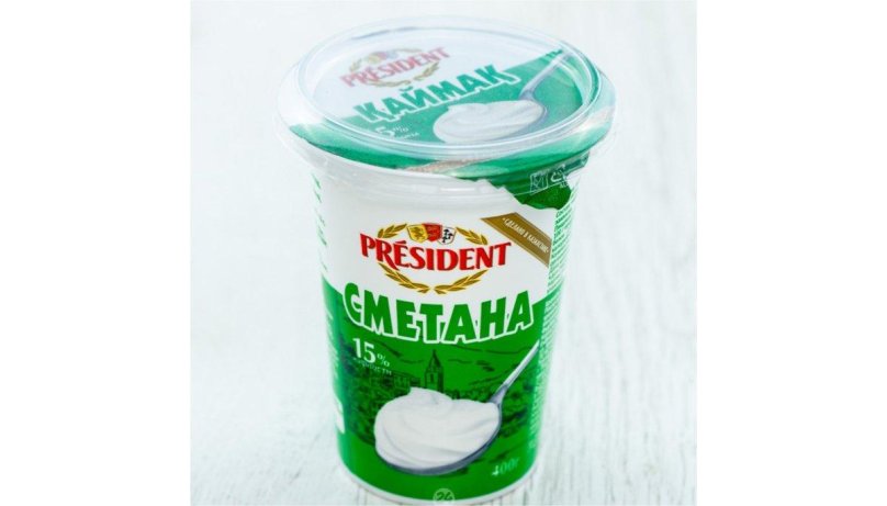 Президент сметана 15%